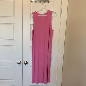 Motherhood Pink Midi Dress
